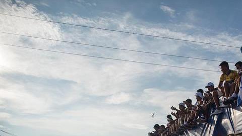 La caravana de migrantes en  México.