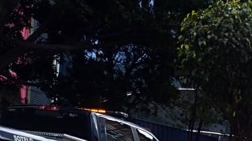 En ladrón quedó sobre una de las importantes avenidas de la capital mexicana.