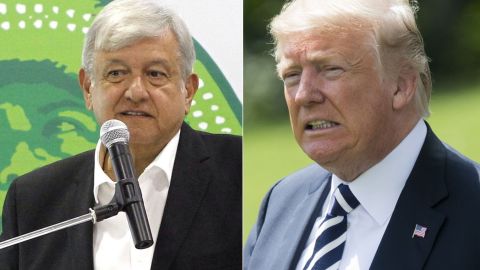 Andrés Manuel López Obrador y Donald Trump.