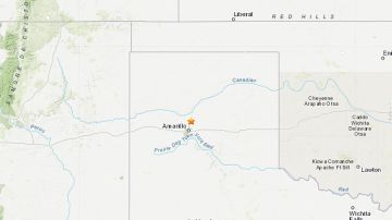 El sismo ocurrió al norte de Amarillo en Texas.