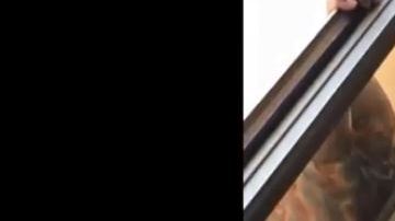 Empleada cae y jefa la graba