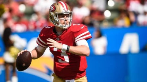 CJ Beathard, QB de los 49ers de San Francisco.