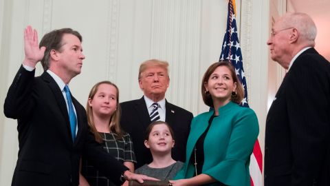 Trump dijo que las acusaciones contra Kavanaugh "fueron todas inventadas"