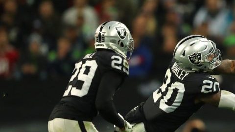 Los Oakland Raiders sucumbieron ante Seattle Seahawks en Wembley Stadium. (Foto: Warren Little/Getty Images)