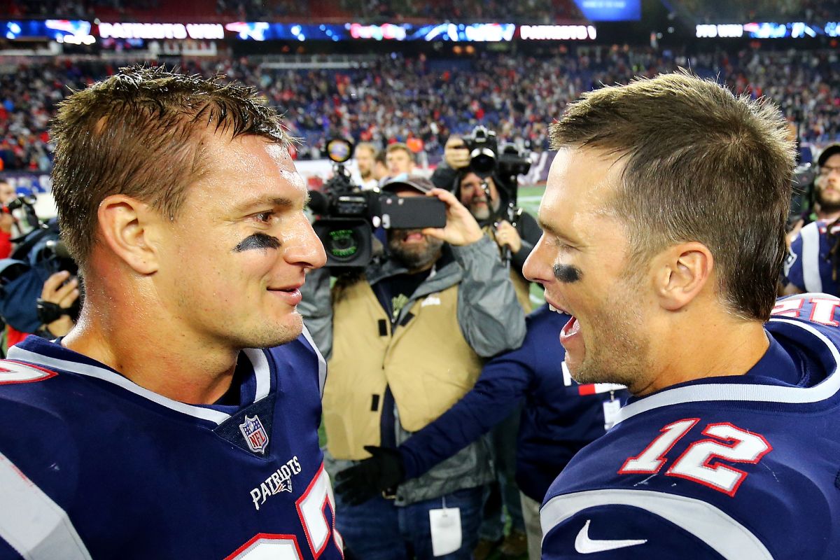 Gronk y Brady hicieron época en los Patriots.