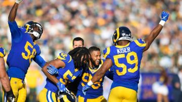 Los Angeles Rams consiguieron ante los Green Bay Packers su octavo triunfo de la temporada. (Foto: John McCoy/Getty Images)