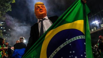 A Bolsonaro lo llaman el Trump brasileño.  MIGUEL SCHINCARIOL/AFP/Getty Images