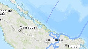 El epicentro del sismo, cerca de Ti Port-de-Paix, en el norte de Haití.