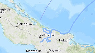 El epicentro del sismo, cerca de Ti Port-de-Paix, en el norte de Haití.