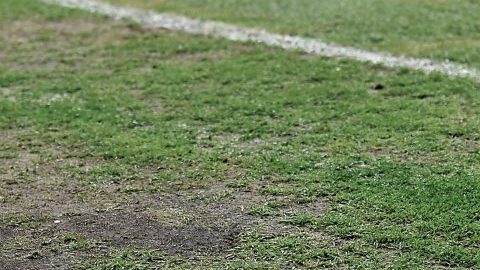 La cancha del estadio Azteca sigue en deplorables condiciones. 
(Foto: Imago7/Etzel Espinosa)