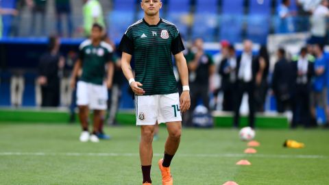 La relación de "Chicharito" Hernández con Sarah Kohan va viento en popa