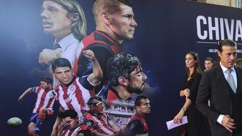 Matías Almeyda durante la presentación de la Película Chivas durante el Festival Internacional de Cine de Morelia. (Foto: Imago7/Carlos Cuin)