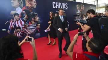 Matías Almeyda durante la presentación de la Película Chivas durante el Festival Internacional de Cine de Morelia. (Foto: Imago7/Carlos Cuin)