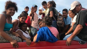Migrantes centroamericanos.