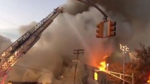 La explosión sucedió el lunes en la tarde