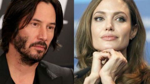 Keanu Reeves y Angelina Jolie.