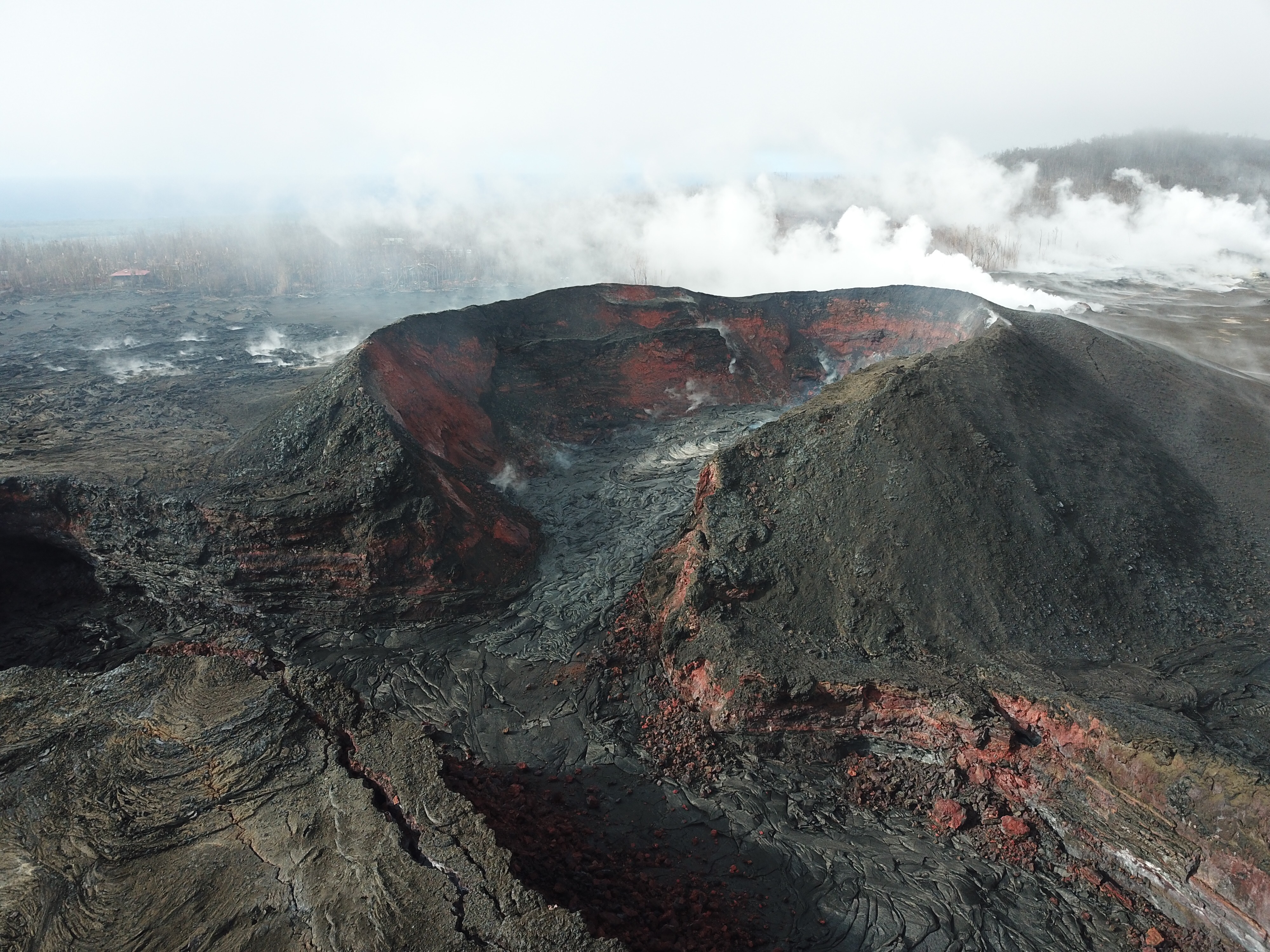 FOTOS C mo la erupci n del volc n Kilauea  cambi  la Isla 