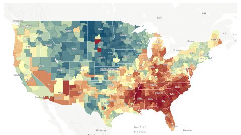 El Mapa de Oportunidad muestra cómo puede ser el futuro de un niño de acuerdo a dónde vive.