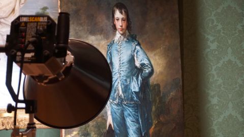 The Blue Boy en Huntington Library.