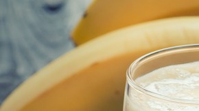 batido leche almendras