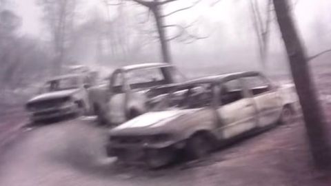 Devastadoras imágenes de las consecuencias de los incendios en California.