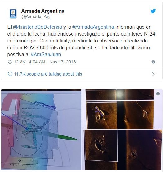 La tecnología que hizo posible encontrar el submarino desaparecido en Argentina