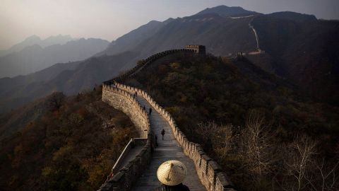 La Gran Muralla tiene 2,000 años de antigüedad.