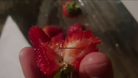 Fresas con agujas. Captura