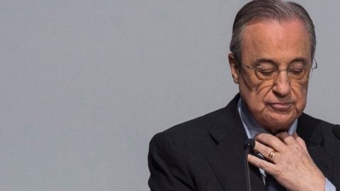 El presidente del Real Madrid, Florentino Pérez.