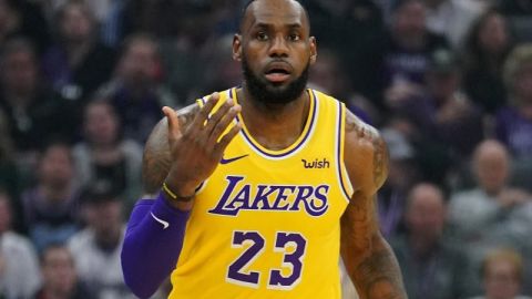 LeBron James, jugador de Los Angeles Lakers está en el puesto 5 de los mejores anotadores de la NBA.