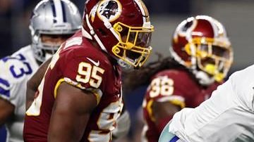 Dak Prescott anotó un touchdown para los Dallas Cowboys ante los Washington Redskins.