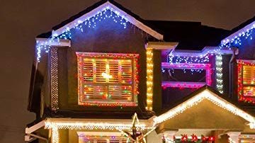 Luces LED de navidad por menos de $20.