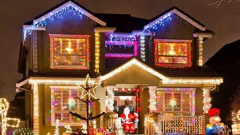 Luces LED de navidad por menos de $20.