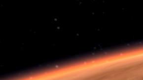 Un artista ilustra la entrada de InSight en Marte. NASA/JPL-Caltech