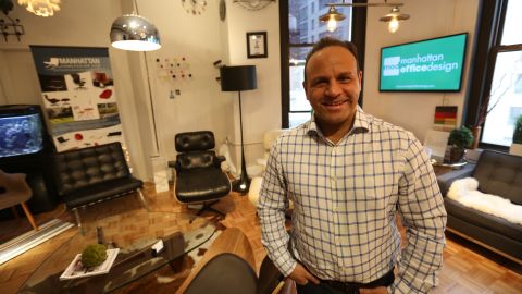 Daniel Levy, fundador de Manhattan Home Design, una empresa de alto crecimiento certificada como minoritaria con las Adminstraciones como principales clientes./Mariela Lombard