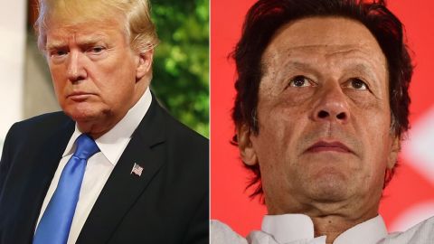 El presidente Donald Trump tuvo respuesta del primer ministro Imran Khan.