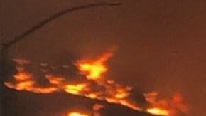 El incendio Hill en el Valle de Santa Rosa, condado de Ventura.