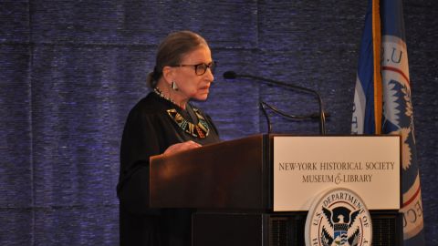 La magistrada Ruth Bader Ginsburg.