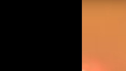 El padre logra escapar de una gran riesgo con una niña muy pequeña.