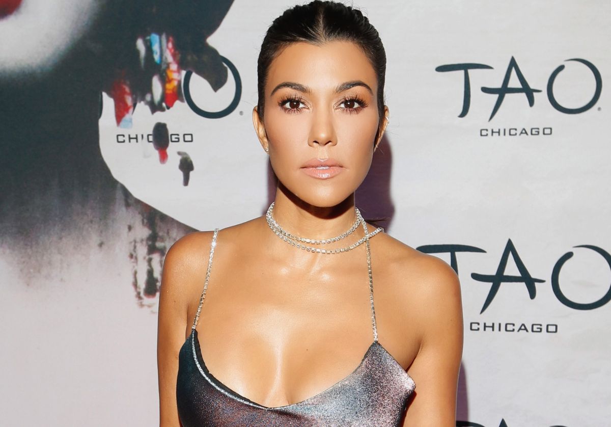 Kourtney Kardashian siempre sensual.