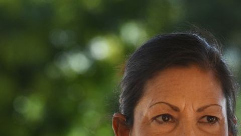 Deb Haaland ganó en Nuevo México.  MARK RALSTON/AFP/Getty Images
