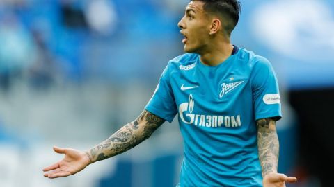 El argentino Leandro Paredes del club FC Zenit de San Petersburgo.