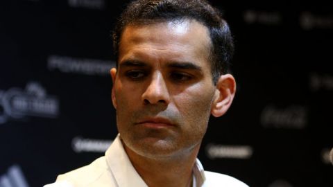 El hoy directivo del fútbol mexicano Rafael Márquez.