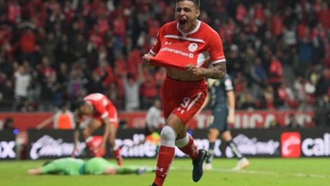 Los Diablos Rojos del Toluca le empataron de último segundo al Club América..