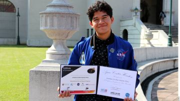 Jonathan Sánchez. estudiante mexicano reconocido por la NASA,