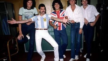Maradona conoció a Freddie Mercury y Queen en 1981