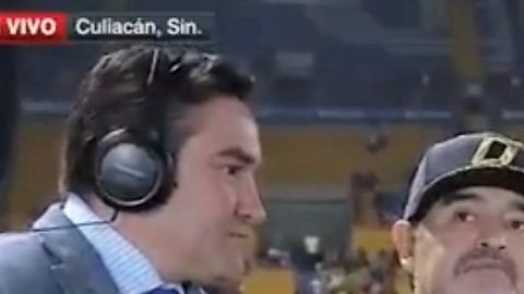 Diego Armando Maradona en su peculiar entrevista con ESPN.