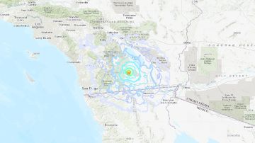 El temblor se sintió en San Diego y San Bernardino.