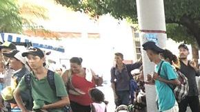 Migrantes centroamericanos.