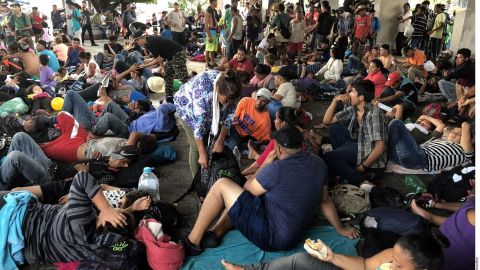 Migrantes centroamericanos.